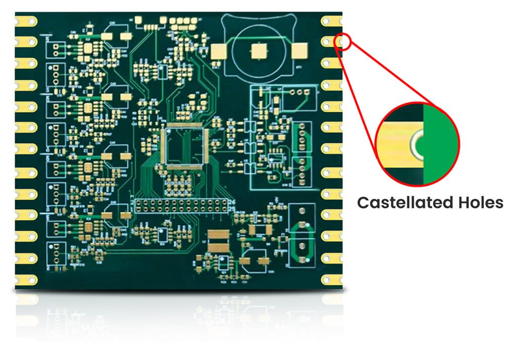Precision Engineering with Castellation PCBs by PCB Runner