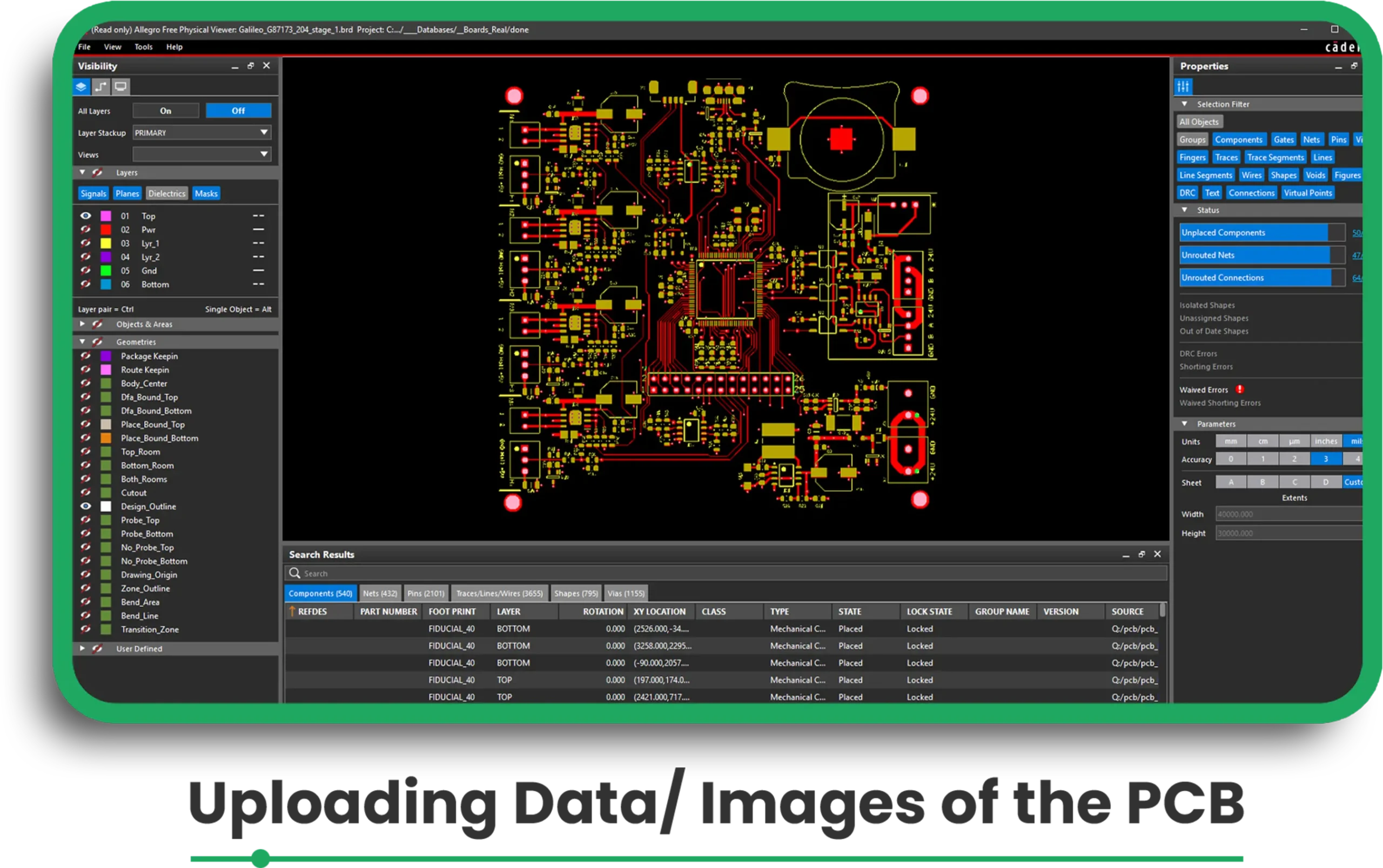 Uploading data