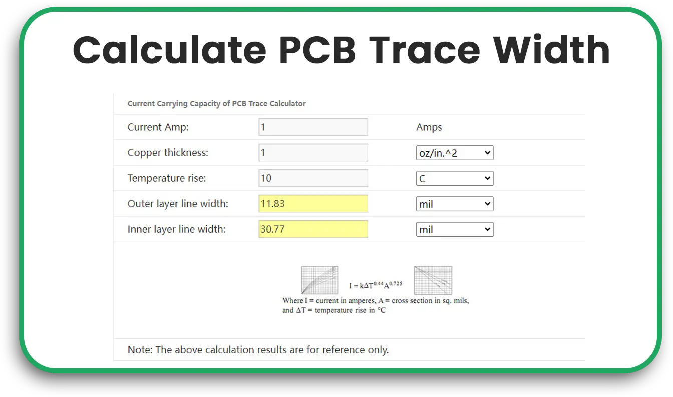 pcb trace calculator