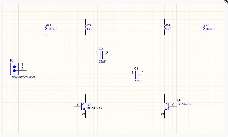 a diagram of electrical components