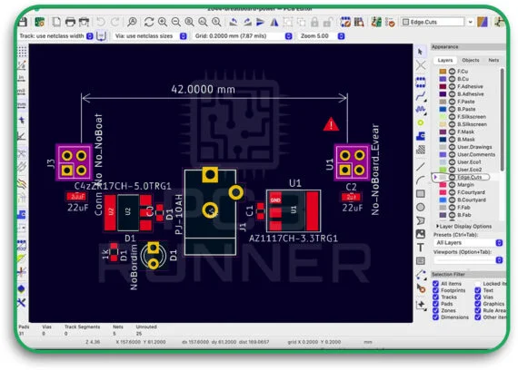 Missing Board Outline