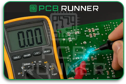 Multimeter for printed circuit boards