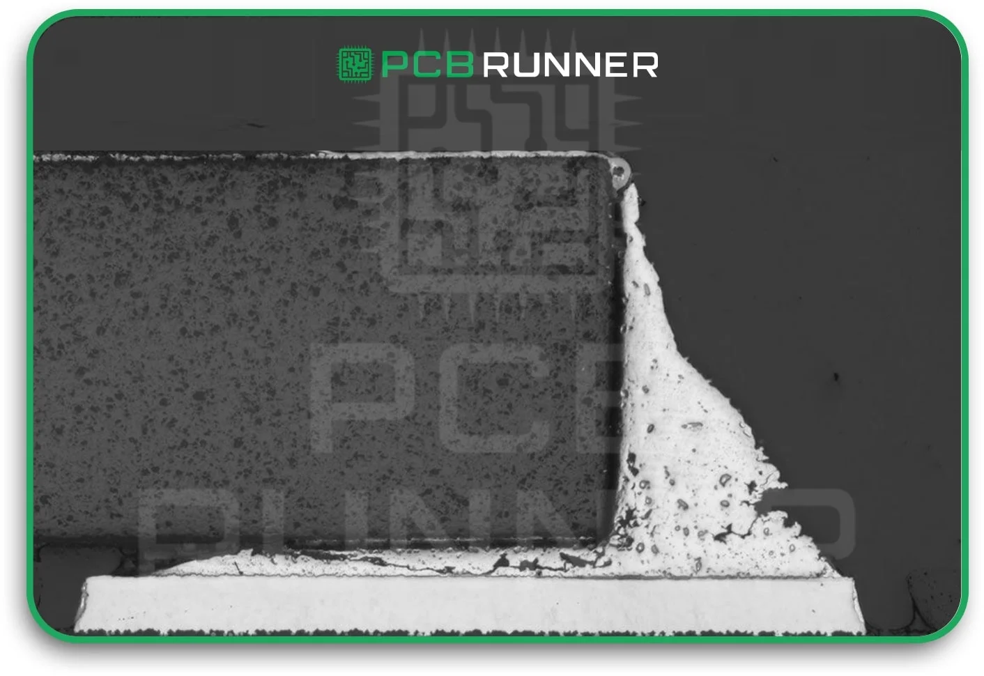 No solder repairs and cleanliness